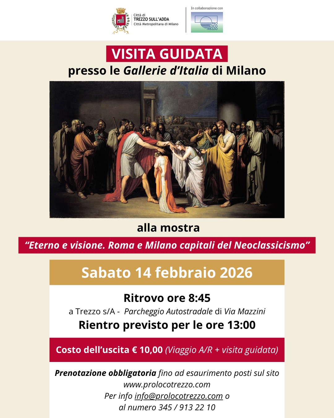 Visita guidata Gallerie d'Italia 14 febbraio 2026